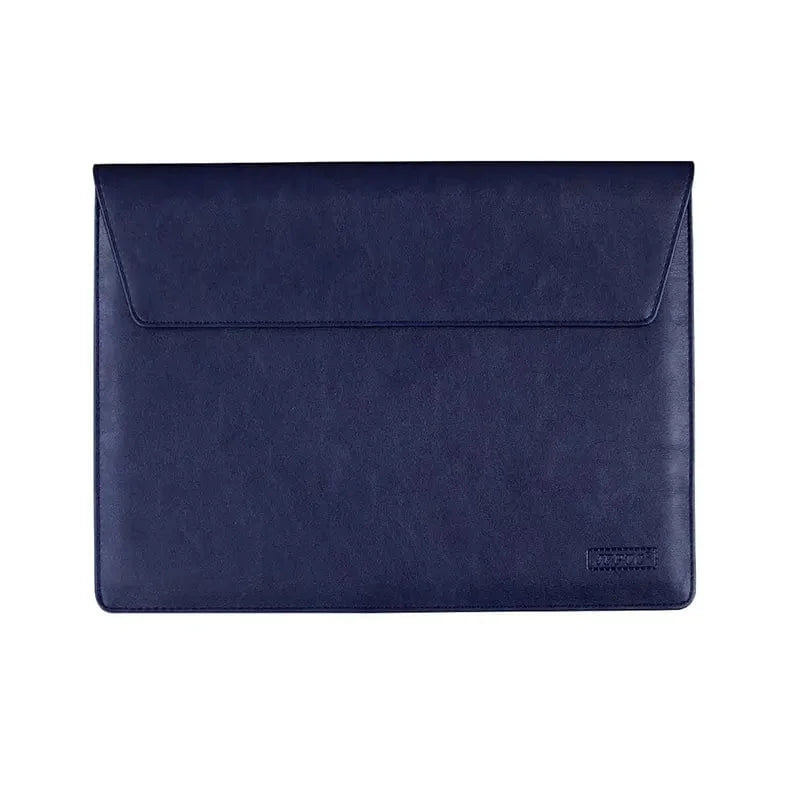 Slim Faux Leather Business Laptop Sleeve Bag