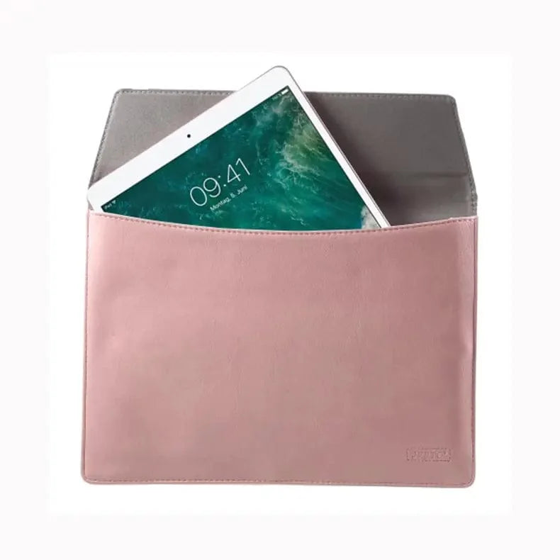 Slim Faux Leather Business Laptop Sleeve Bag