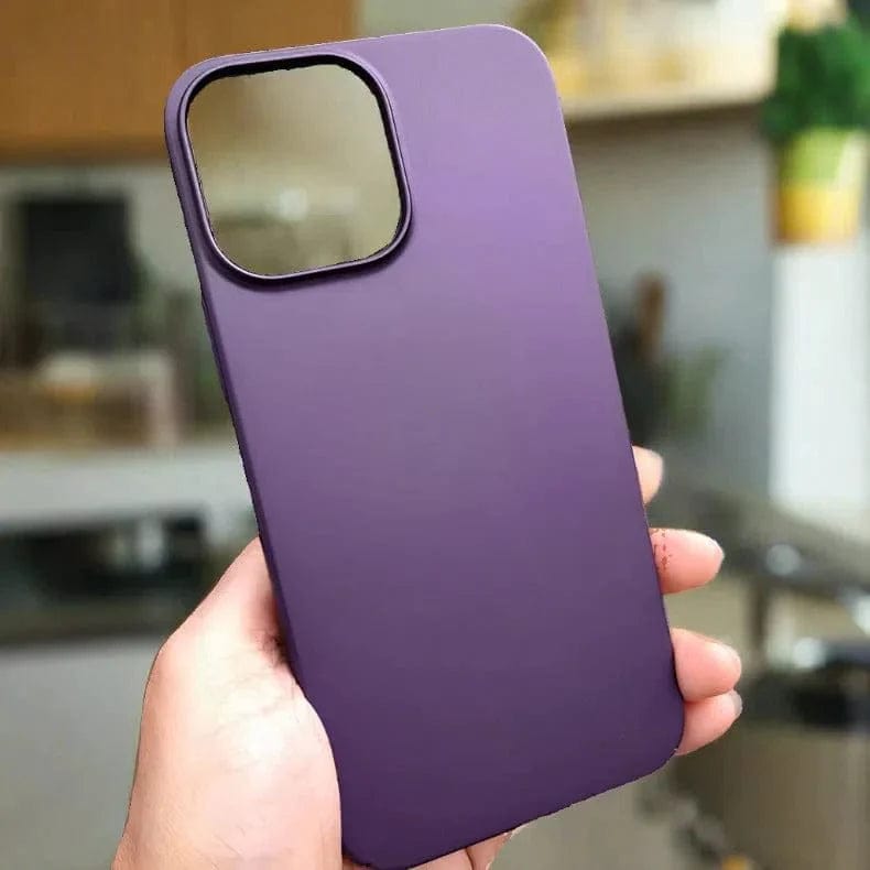 Slim Lightweight PC Case for iPhone 14 Pro Max iPhone 14 Pro Max Deep Purple Back Cases