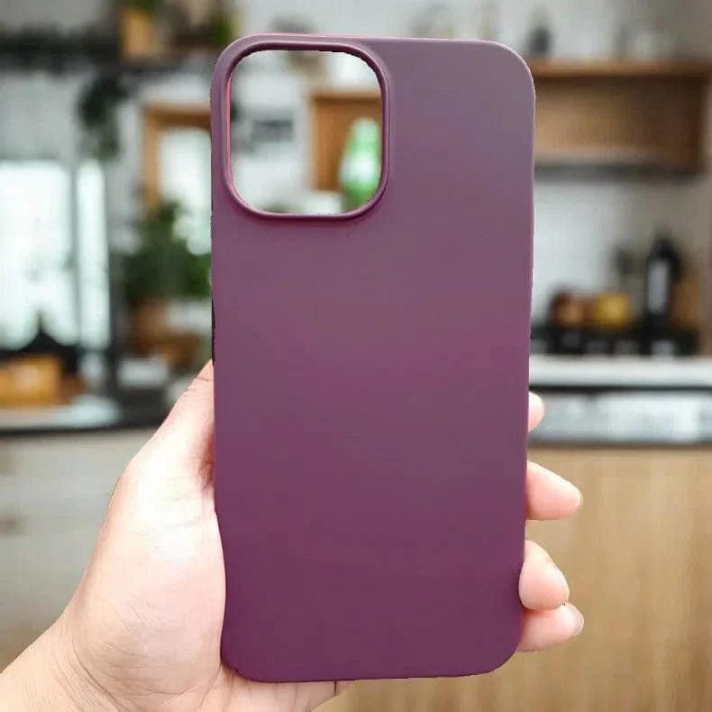 Slim Lightweight PC Case for iPhone Back Cases iPhone 14 / Wine