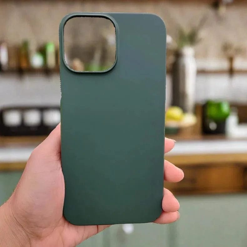 Slim Lightweight PC Case for iPhone Back Cases iPhone 14 / Midnight Green