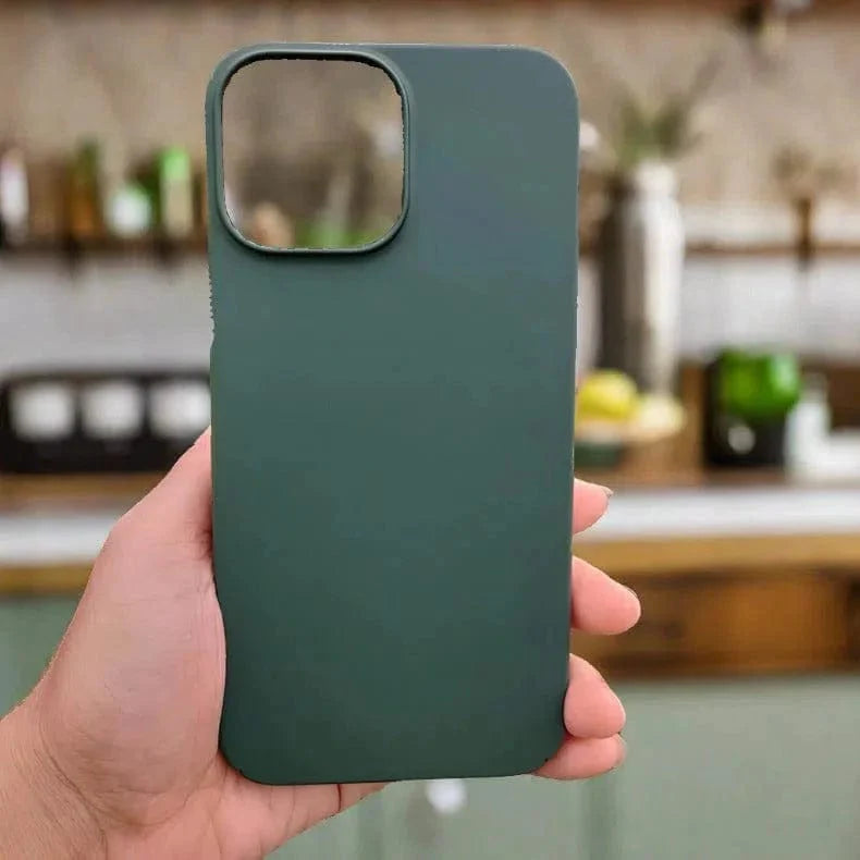 Slim Lightweight PC Case for iPhone 14 iPhone 14 Midnight Green Back Cases