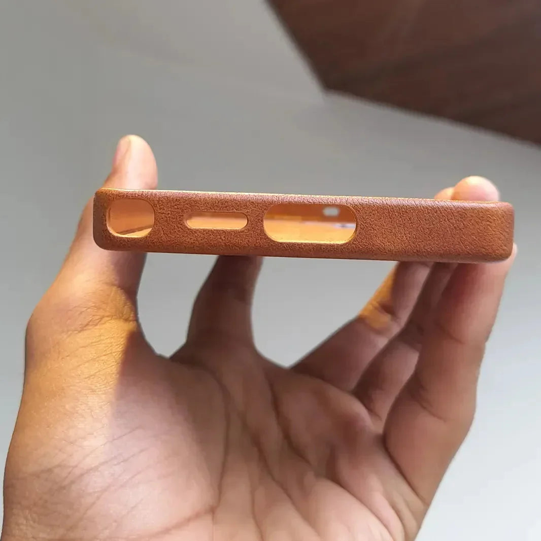 Slim Retro Business Leather Cover with Metal Frame Camera Protection for Samsung S25 Ultra