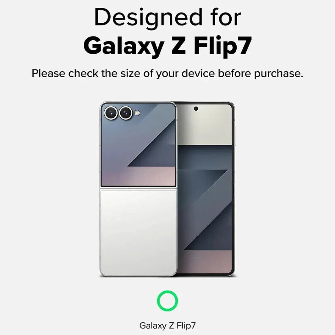 Slim Thin Magnetic Wireless Charging Transparent Case for Samsung Z Flip7