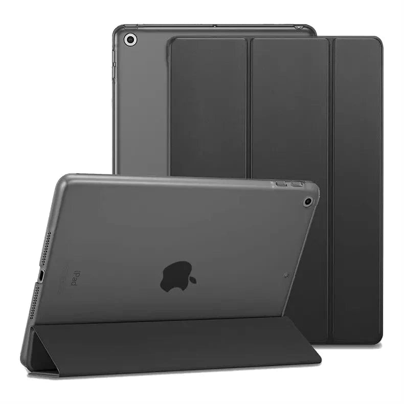 Smart Trifold Hard Matte Back Flip Stand Back Case for iPad