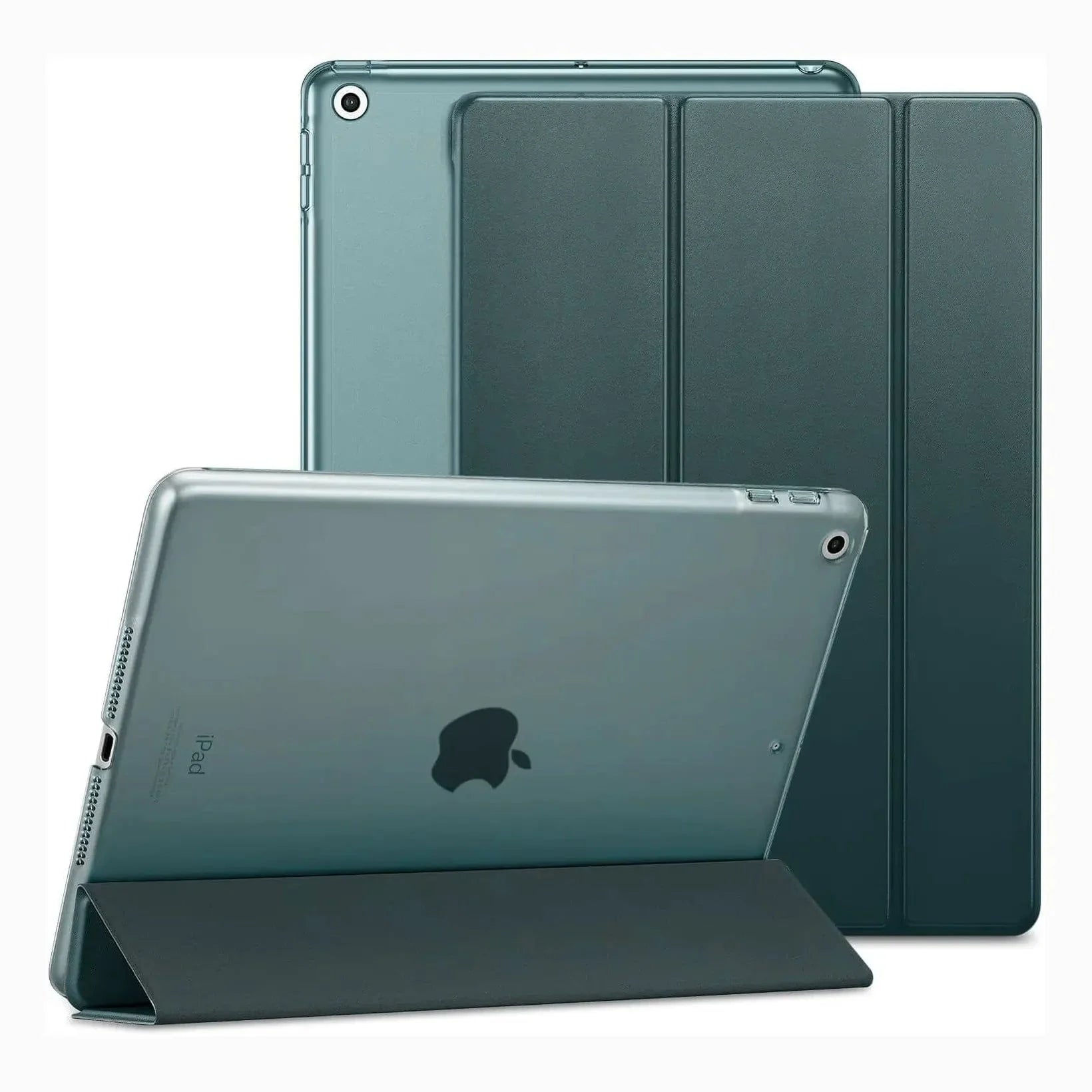 Smart Trifold Hard Matte Back Flip Stand Back Case for iPad