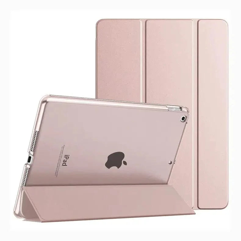 Smart Trifold Hard Matte Back Flip Stand Back Case for iPad