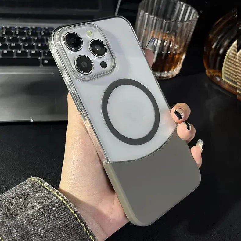 Snapsplit Crystal Clear Magsafe Hard Case for iPhone 16