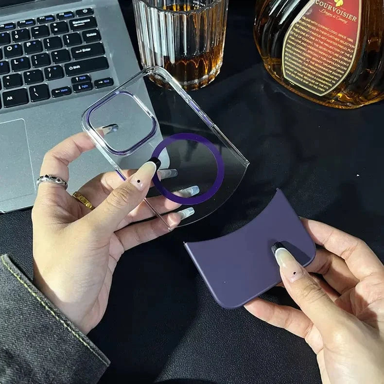 Snapsplit Crystal Clear Magsafe Hard Case for iPhone 16