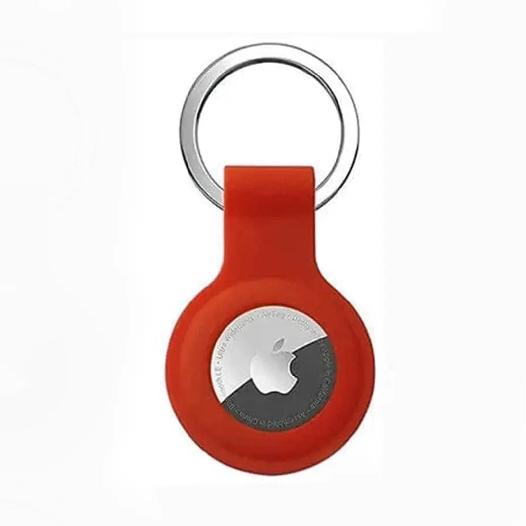Soft Silicone Keychain Cover for Apple AirTag