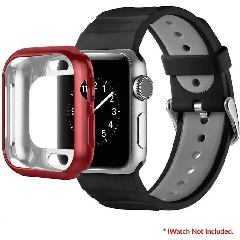 Soft Slim Shiny 360 Degree Body Bumper for Apple Watch