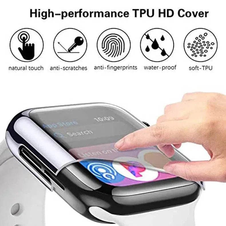 Soft Slim Shiny Full Body Screen Protector Watch Case for iWatch Case Covers