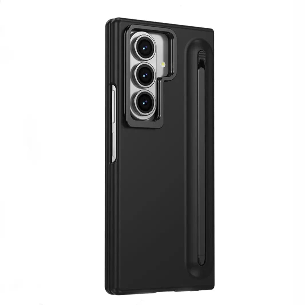 Soft Touch Coating Lens Bracket Case With Pen for Samsung Z Fold6