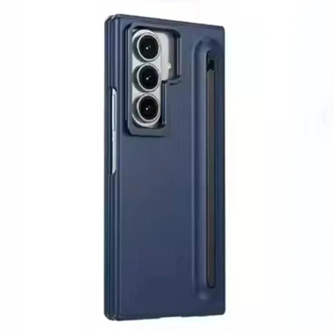 Soft Touch Coating Lens Bracket Case With Pen for Samsung Z Fold7