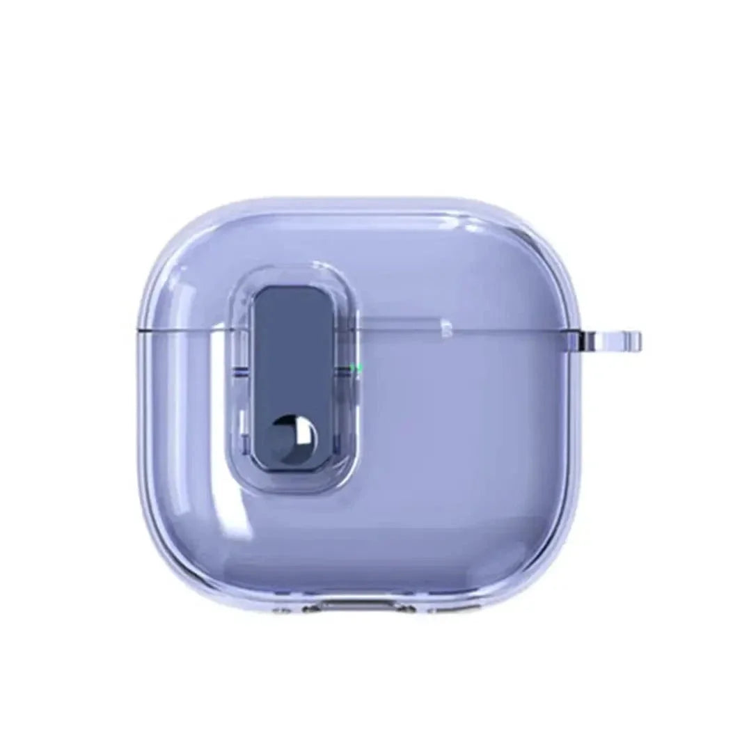 Soft TPU Clear Lock Clip Keychain Case for Samsung Galaxy Buds 3 | 3 Pro