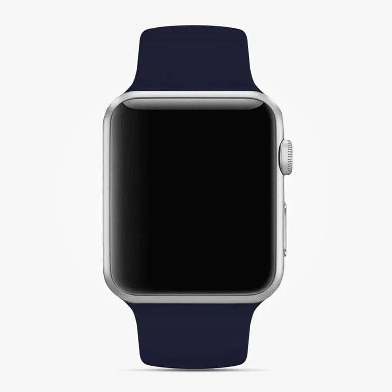 Sports Silicone Band for Apple Watch 41mm | 40mm | 38mm Watch Bands M / L / Midnight Blue