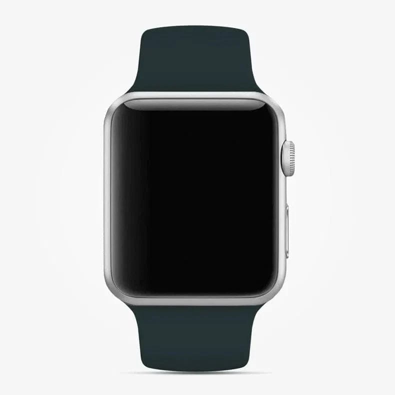 Sports Silicone Band for Apple Watch 41mm | 40mm | 38mm Watch Bands M / L / Dark Green