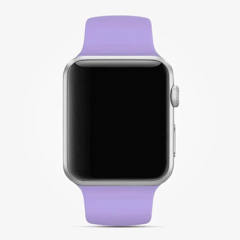 Sports Silicone Band for Apple Watch 41mm | 40mm | 38mm Watch Bands M / L / Lavender Blue