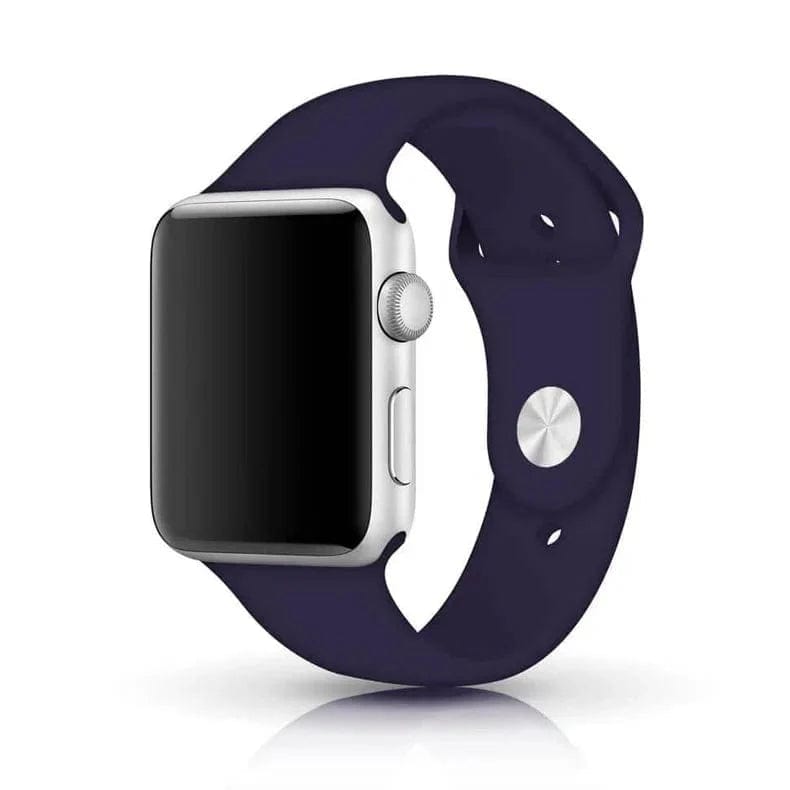 Sports Silicone Band for Apple Watch 41mm | 40mm | 38mm Watch Bands M / L / Dark Purple