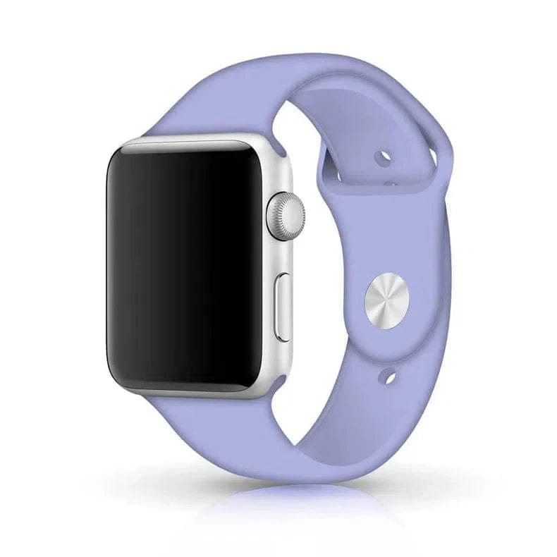 Sports Silicone Band for Apple Watch 41mm | 40mm | 38mm Watch Bands M / L / Lavender