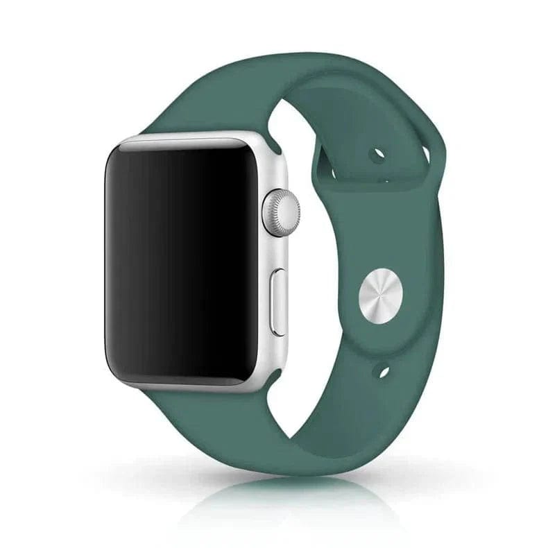 Sports Silicone Band for Apple Watch 42mm | 44mm | 45mm | Ultra 49mm Watch Bands M / L / Cactus