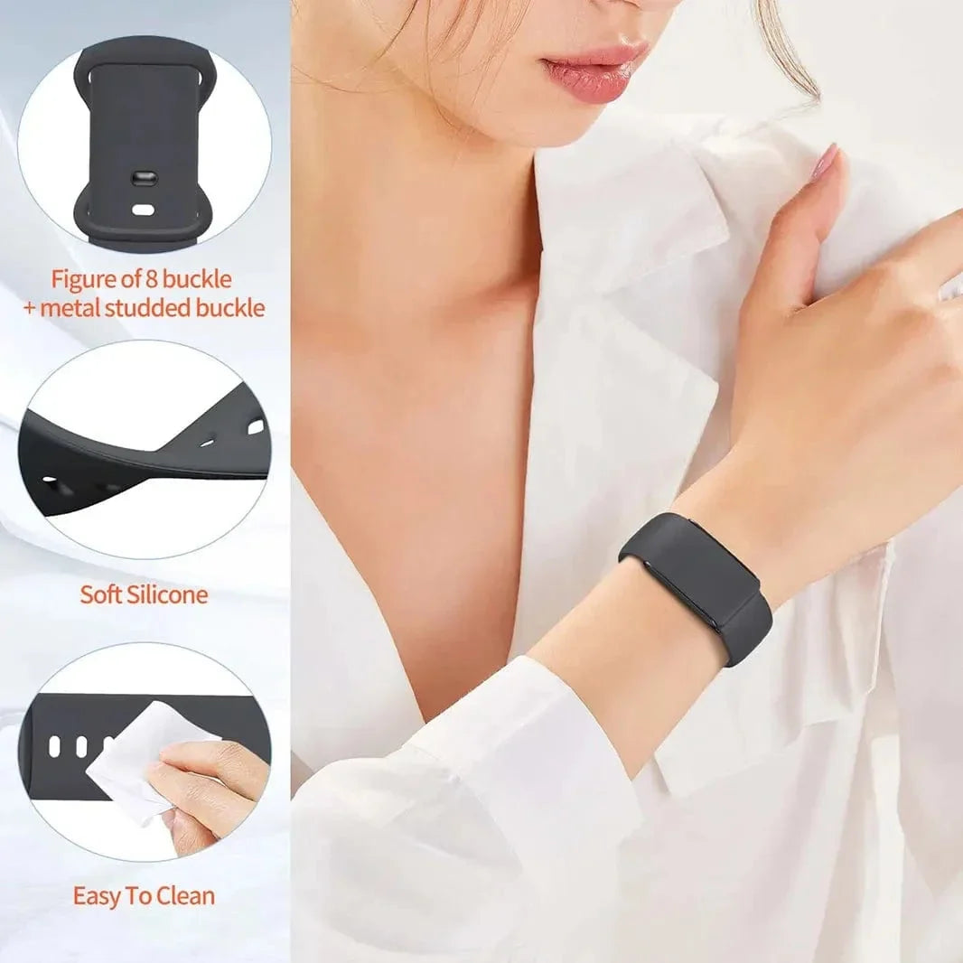 Sports Silicone Loop Adjustable Replacement Strap for Whoop 4.0