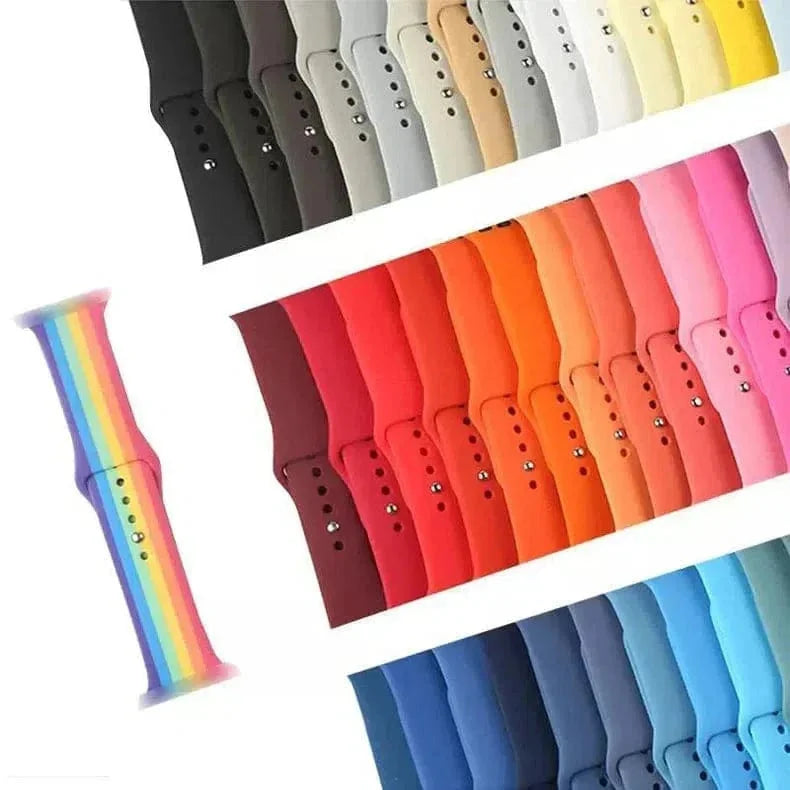 Sports Silicone Watch Band for Apple Watch 42 | 44 | 45 | Ultra 49 | 46mm S10