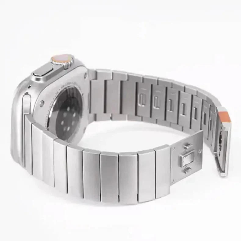 Stainless Steel Detachable Link Strap With Magnetic Closure Bracelet for Apple Watch