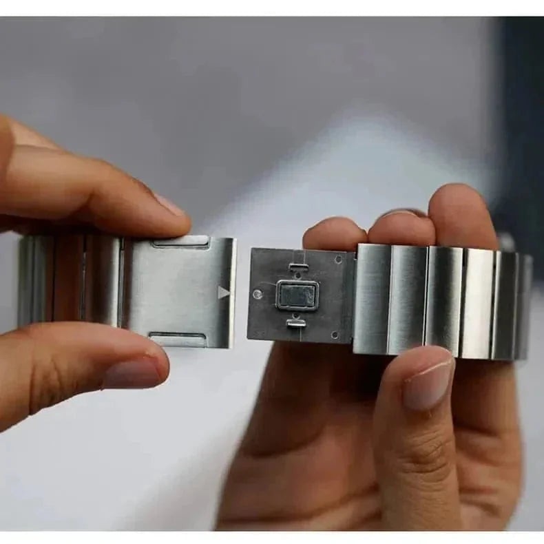 Stainless Steel Magnetic Closure Bracelet for Apple Watch 42 | 44 | 45 | Ultra 49 | 46mm S10