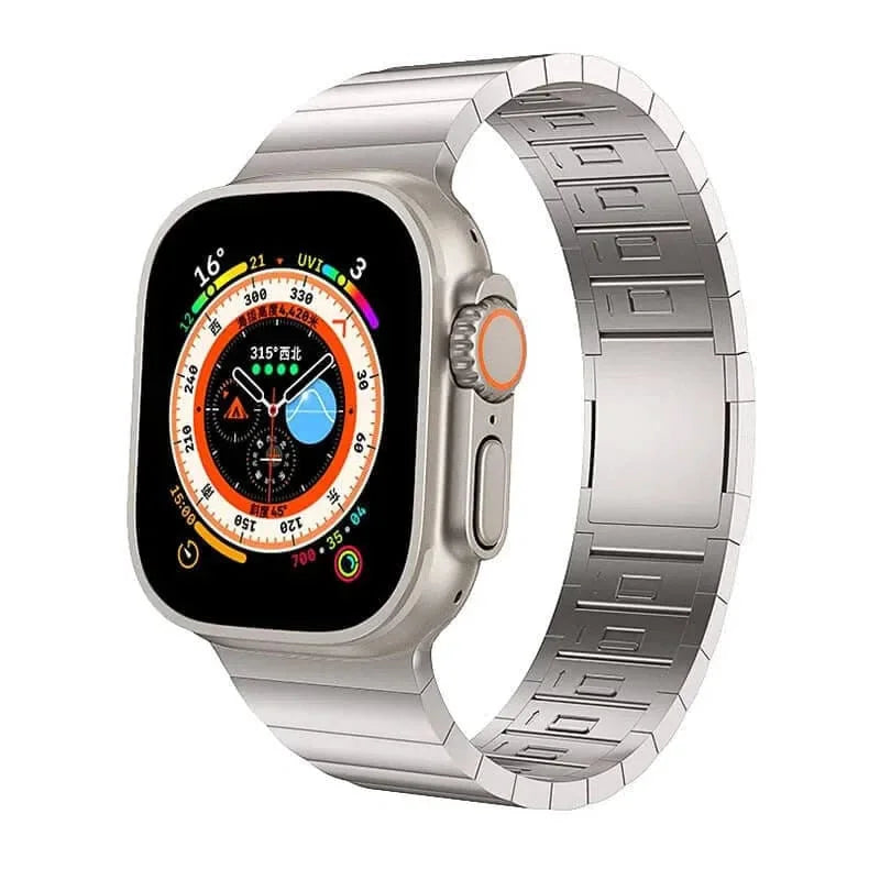 Stainless Steel Magnetic Closure Bracelet for Apple Watch 42 | 44 | 45 | Ultra 49 | 46mm S10