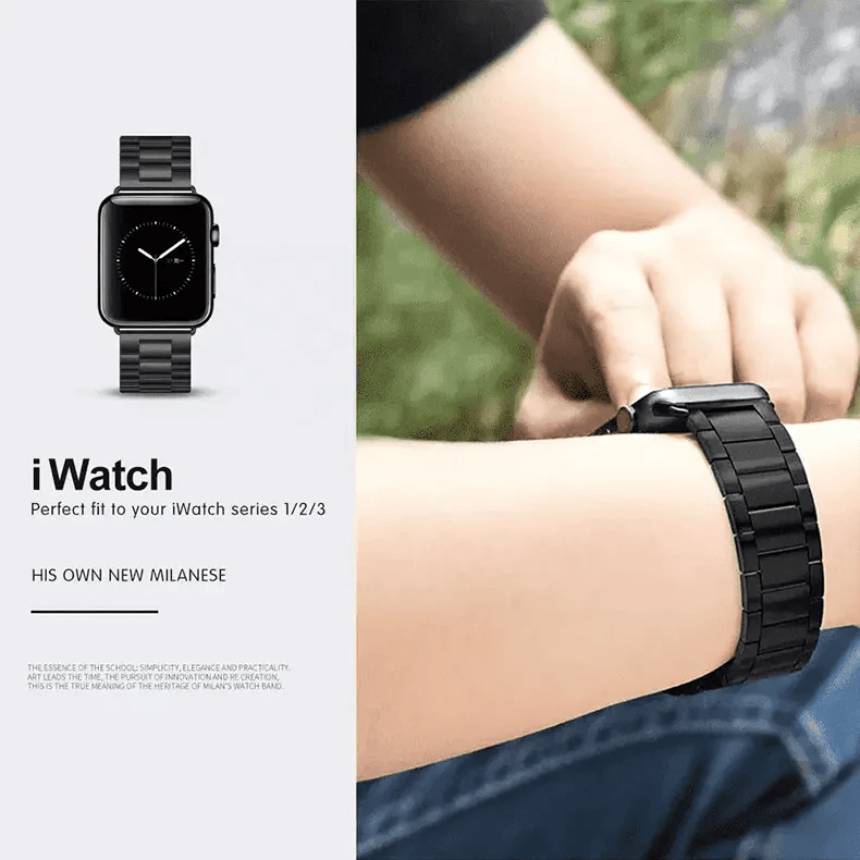 Stainless Steel Metal Link Bracelet Band for Apple Watch Watch Bands