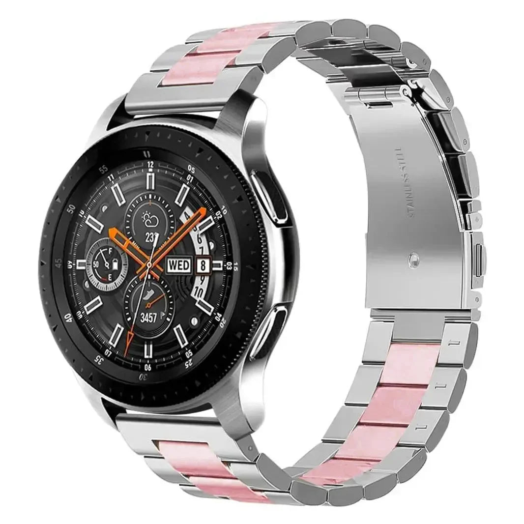 Stainless Steel Metal Link Bracelet for Smartwatch 20mm