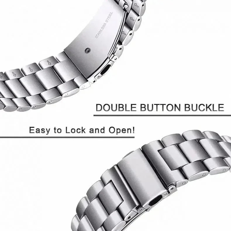 Stainless Steel Metal Link Bracelet for Smartwatch 22mm