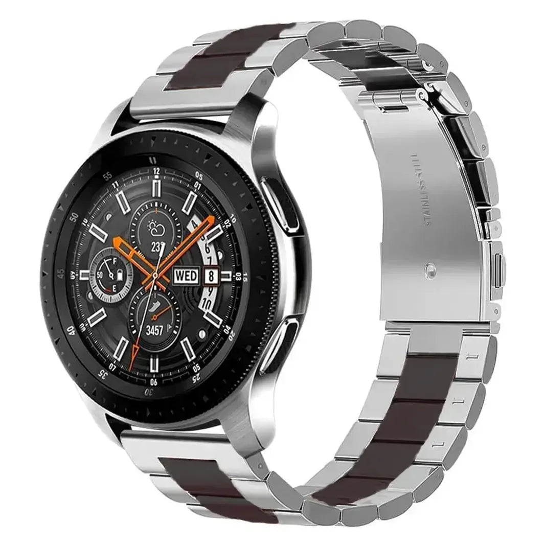 Stainless Steel Metal Link Bracelet for Smartwatch 22mm