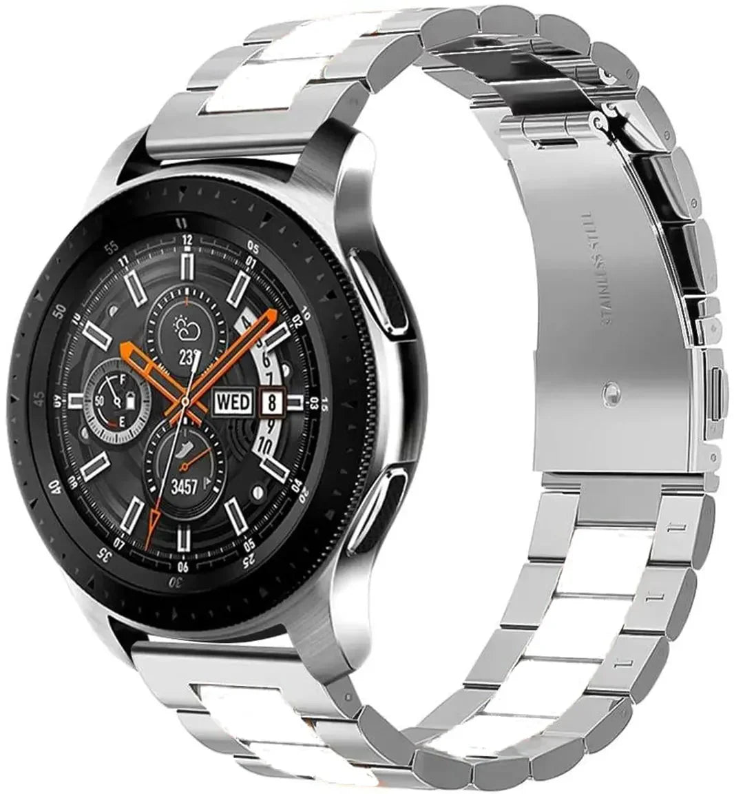 Stainless Steel Metal Link Bracelet for Smartwatch 22mm