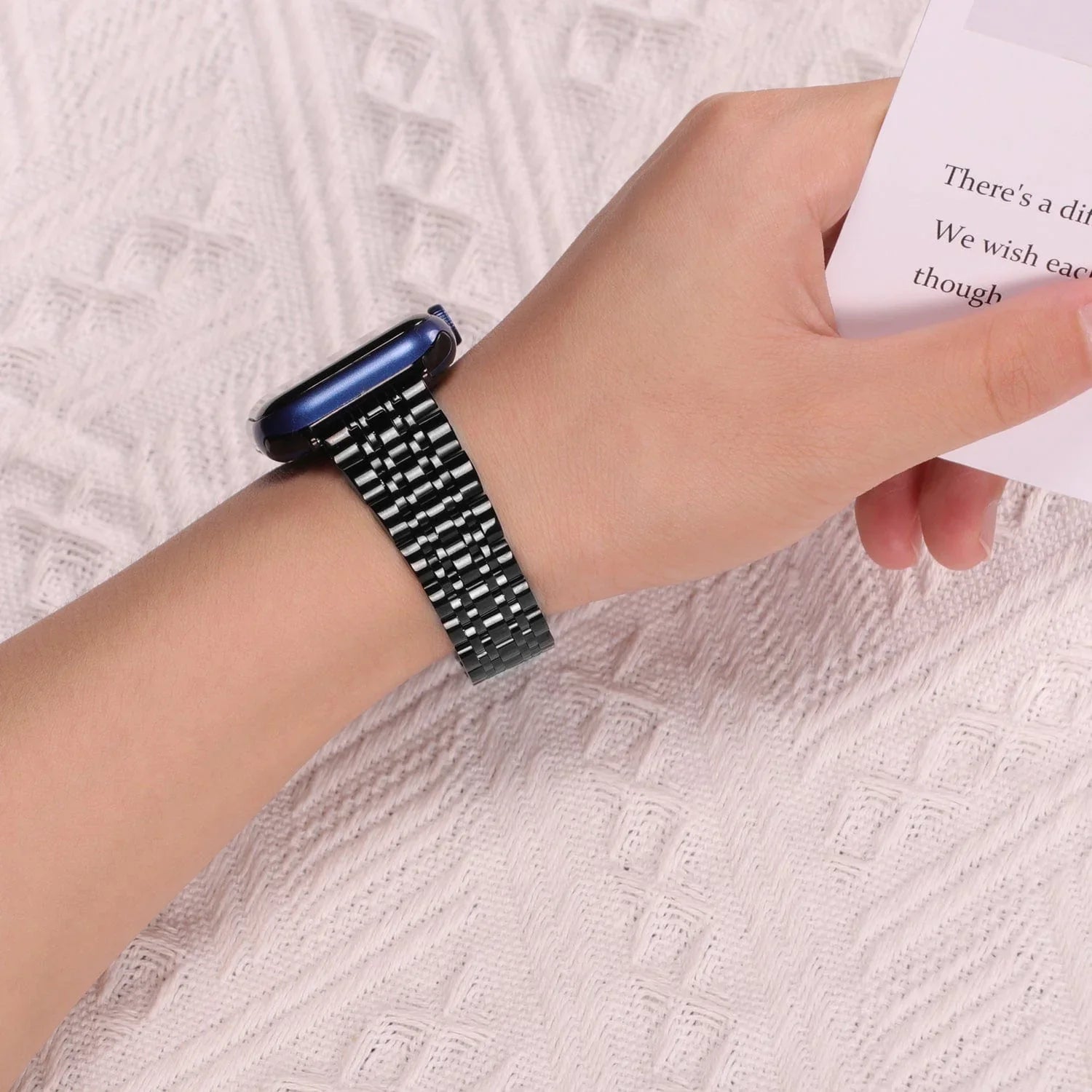 Stainless Steel Seven Link Bracelet for Apple Watch 38 | 40 | 41 | 42mm S10