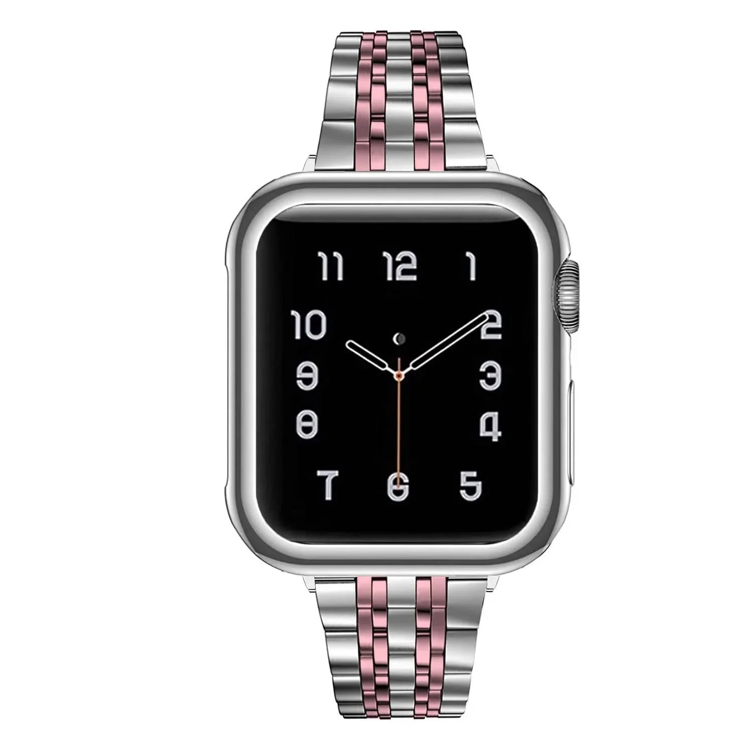 Stainless Steel Seven Link Bracelet for Apple Watch 42 | 44 | 45 | Ultra 49 | 46mm S10