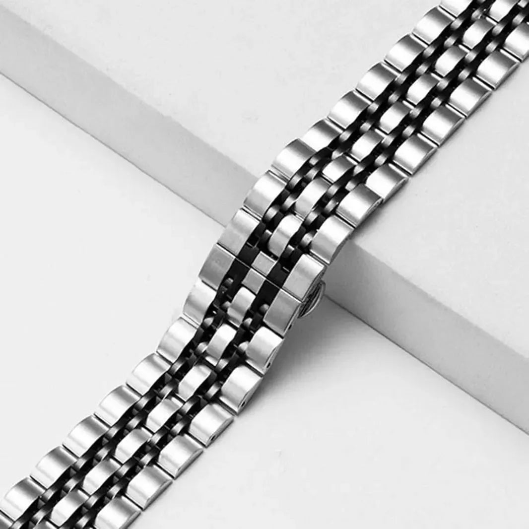 Stainless Steel Seven Link Bracelet for Apple Watch 42 | 44 | 45 | Ultra 49 | 46mm S10