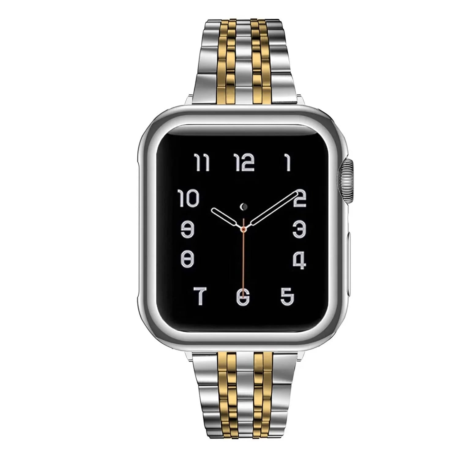 Stainless Steel Seven Link Bracelet for Apple Watch 42 | 44 | 45 | Ultra 49 | 46mm S10