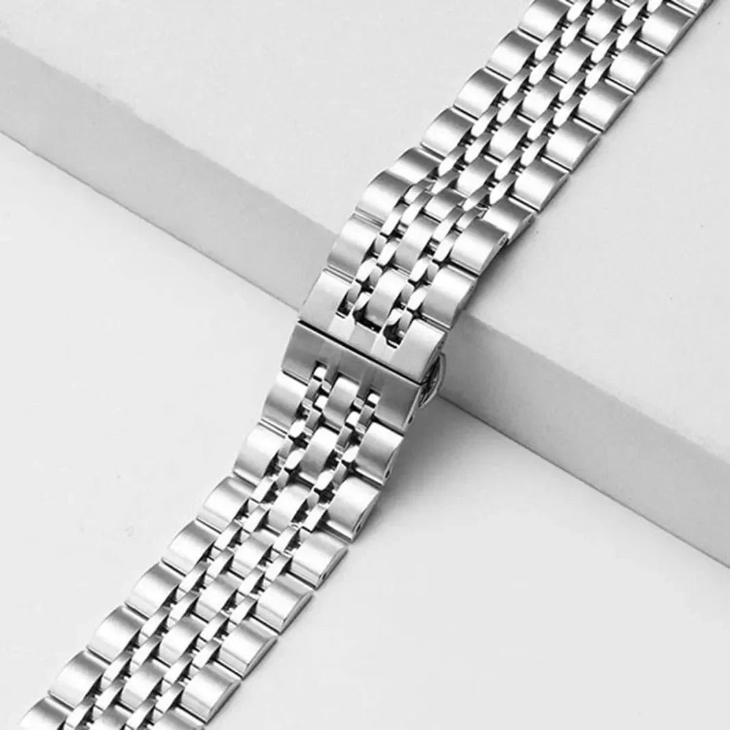 Stainless Steel Seven Link Bracelet for Apple Watch 42 | 44 | 45 | Ultra 49 | 46mm S10