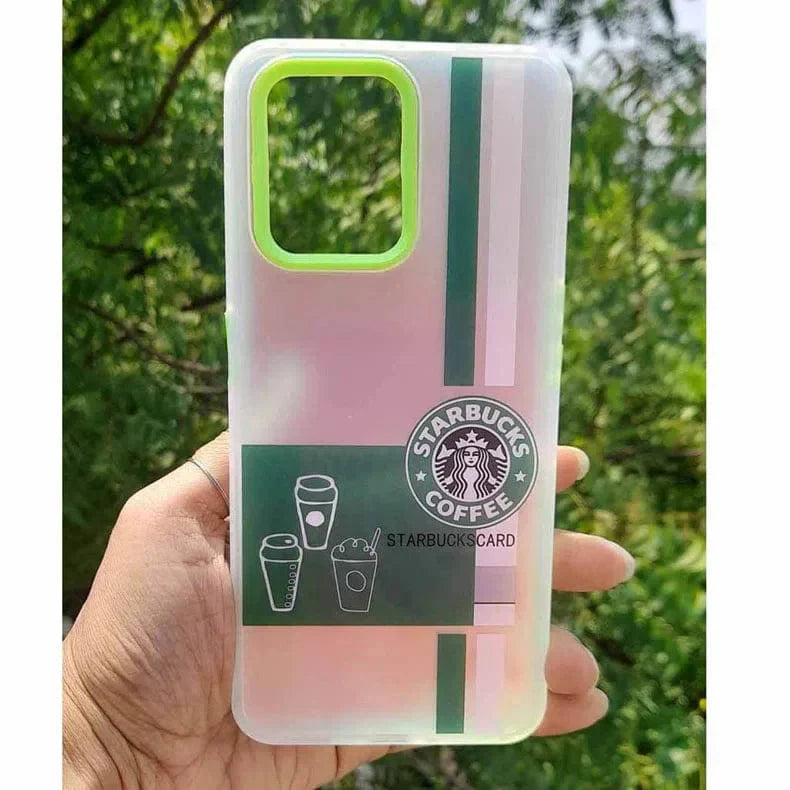 Starbucks Matte Finish Reflective Hard Back Case for One Plus