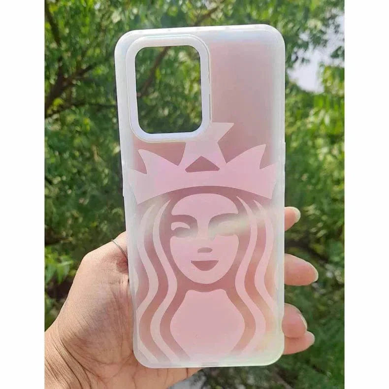 Starbucks Matte Reflective Hard Phone Back Case for Samsung Galaxy