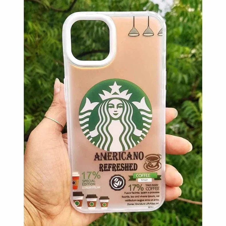 Starbucks Printed Matte Case for iPhone Back Cases iPhone 14 Pro Max / Starbuks 1