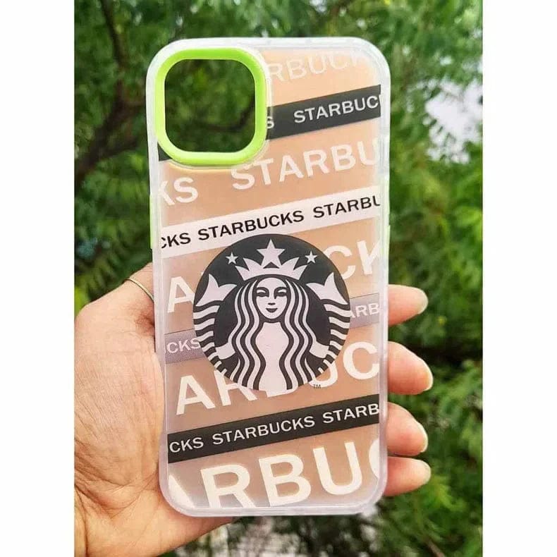 Starbucks Printed Matte Case for iPhone Back Cases iPhone 14 Pro Max / Starbuks 2