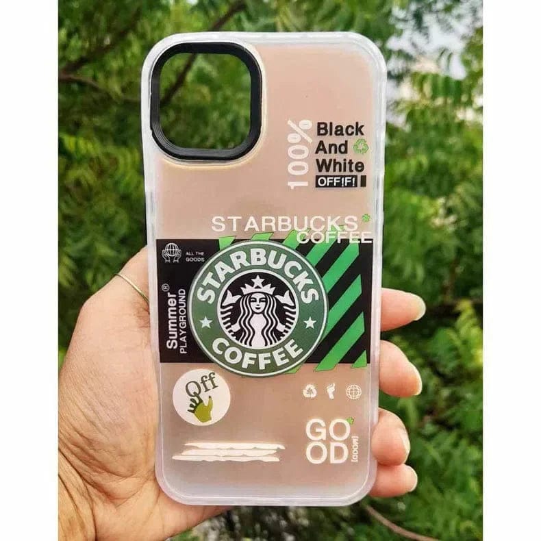 Starbucks Printed Matte Case for iPhone Back Cases iPhone 14 Pro Max / Starbuks 4