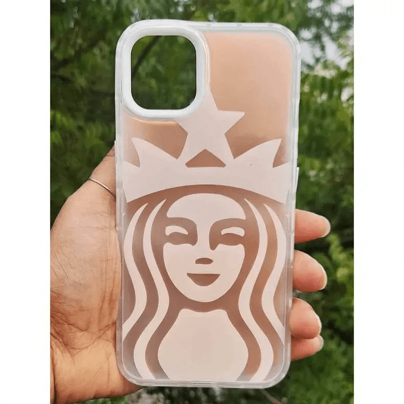 Starbucks Printed Matte Case for iPhone Back Cases iPhone 14 Pro Max / Starbuks 5