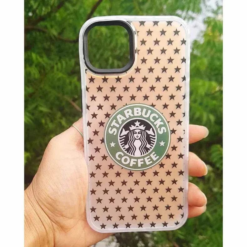 Starbucks Printed Matte Case for iPhone Back Cases iPhone 14 Pro Max / Starbuks 7