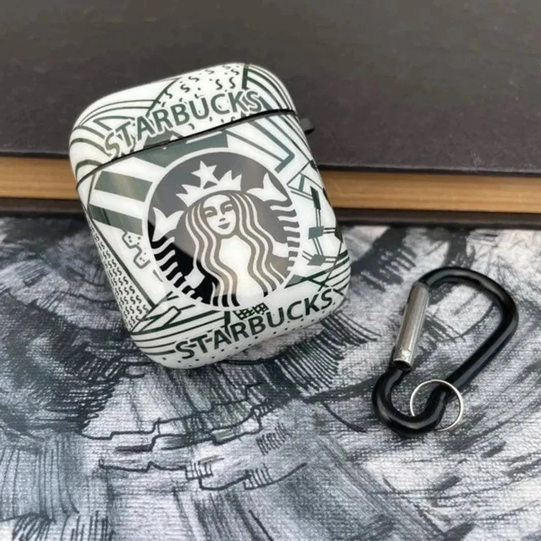 Starbuks Print TPU Cover for Airpods 1 | 2