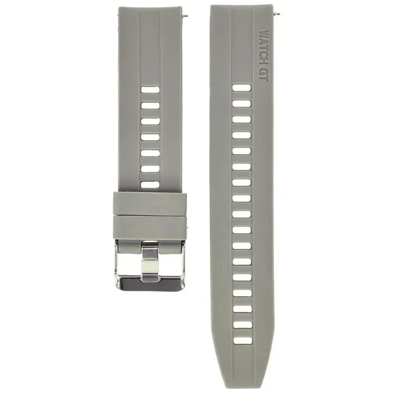 Quick Release Silicone Band for Smartwatch 22mm 22mm grey Straps & Bands