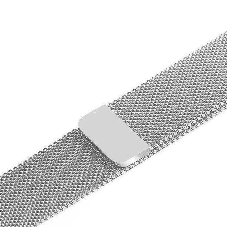 Milanese Magnetic Loop for Smartwatch 20mm 20mm silver Straps & Bands